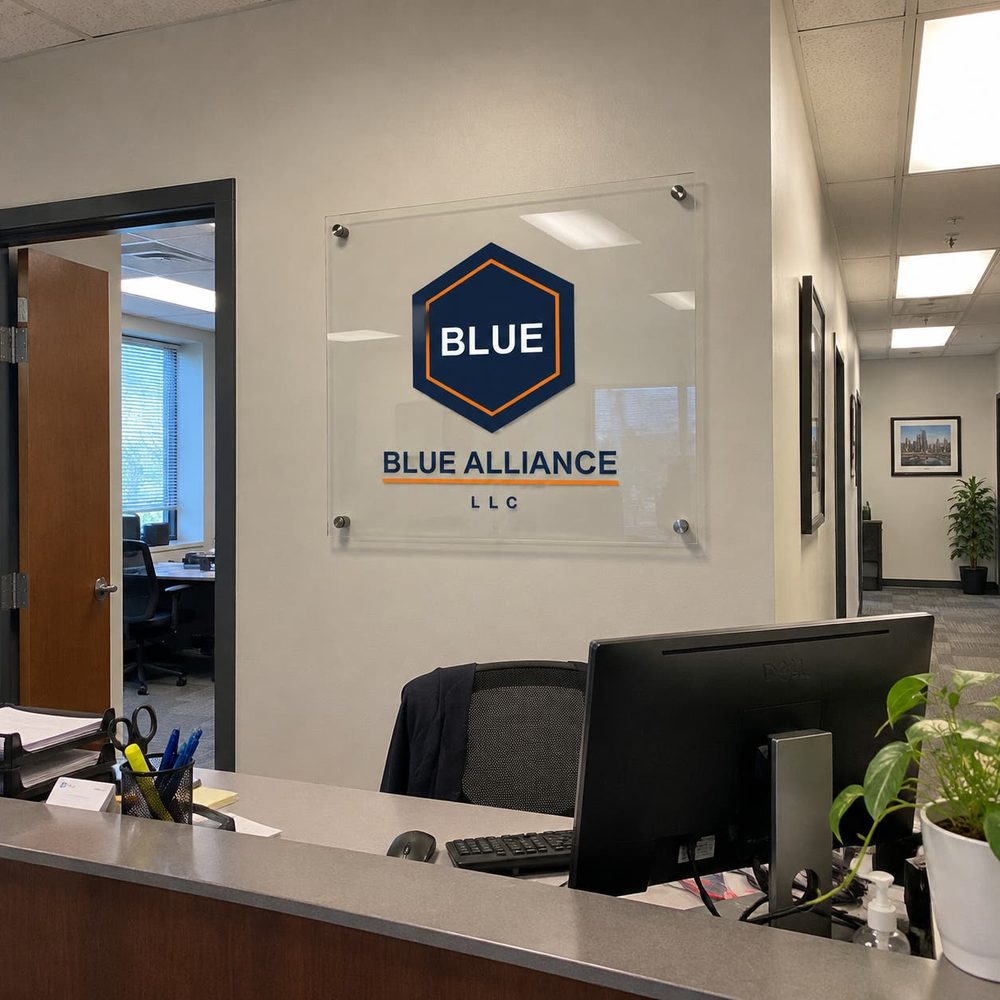 Reception area of Blue Alliance LLC